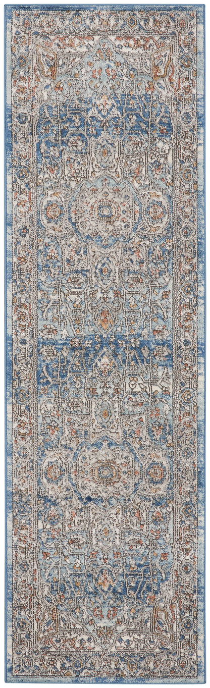 The Rug Corner Nourison Home Nourison Home - Quarry Ivory/Blue Area Rug QUA11