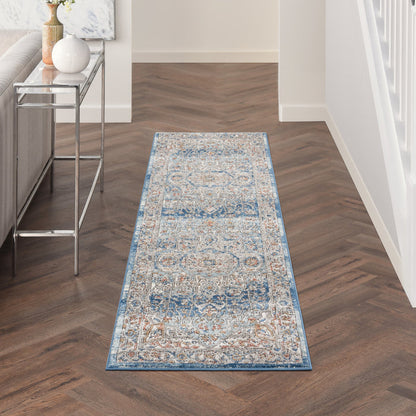 The Rug Corner Nourison Home Nourison Home - Quarry Ivory/Blue Area Rug QUA11