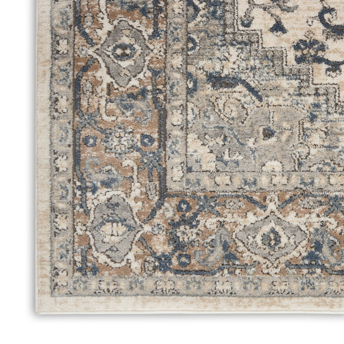 The Rug Corner Nourison Home Nourison Home - Quarry Ivory/Green Area Rug QUA05