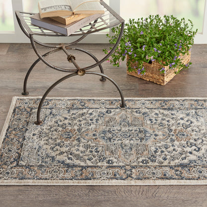The Rug Corner Nourison Home Nourison Home - Quarry Ivory/Green Area Rug QUA05