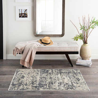 The Rug Corner Nourison Home Quarry QUA17 IVGRY Area Rugs