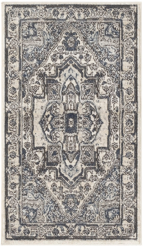 The Rug Corner Nourison Home Nourison Home - Quarry Ivory/Navy Area Rug QUA18