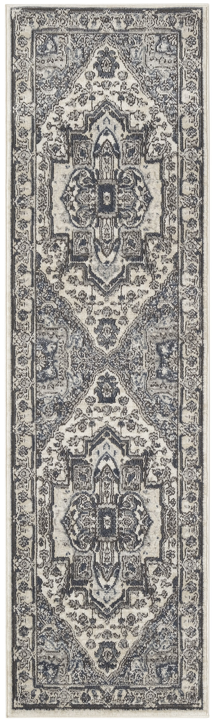 The Rug Corner Nourison Home Nourison Home - Quarry Ivory/Navy Area Rug QUA18