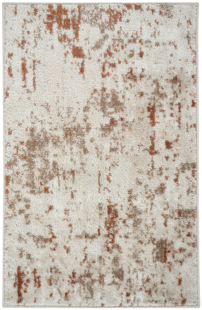 The Rug Corner Nourison Home Nourison Home - Quarry Ivory/Rust Area Rug QUA01
