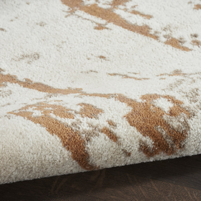 The Rug Corner Nourison Home Nourison Home - Quarry Ivory/Rust Area Rug QUA01