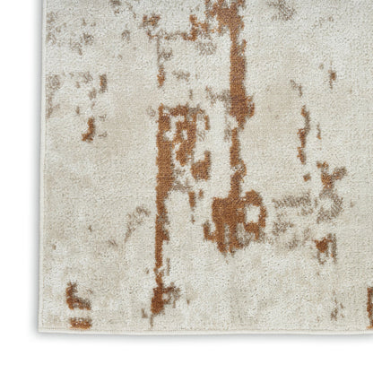 The Rug Corner Nourison Home Nourison Home - Quarry Ivory/Rust Area Rug QUA01