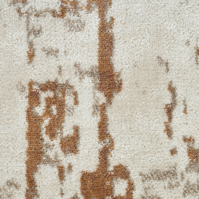 The Rug Corner Nourison Home Nourison Home - Quarry Ivory/Rust Area Rug QUA01