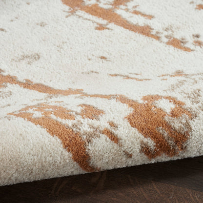 The Rug Corner Nourison Home Nourison Home - Quarry Ivory/Rust Area Rug QUA01