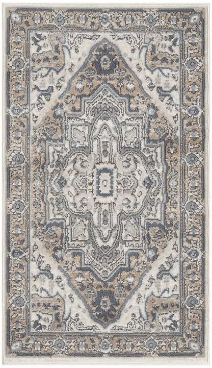 The Rug Corner Nourison Home Nourison Home - Quarry Ivory/Taupe Area Rug QUA18