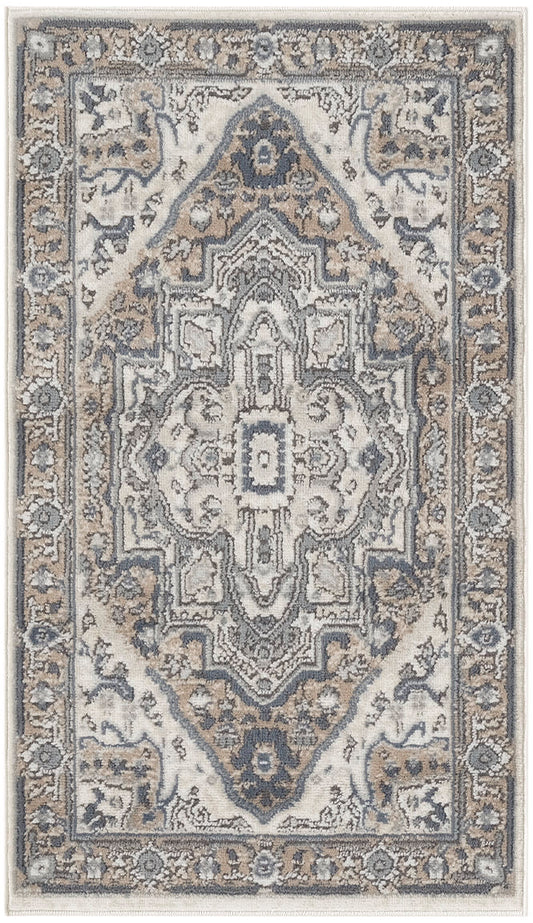The Rug Corner Nourison Home Nourison Home - Quarry Ivory/Taupe Area Rug QUA18