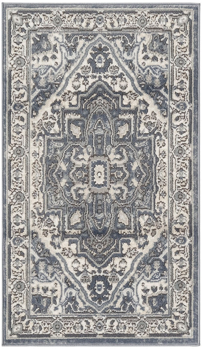 The Rug Corner Nourison Home Nourison Home - Quarry Navy/Ivory Area Rug QUA18