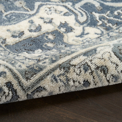 The Rug Corner Nourison Home Nourison Home - Quarry Navy/Ivory Area Rug QUA18