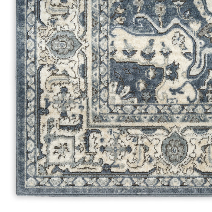 The Rug Corner Nourison Home Nourison Home - Quarry Navy/Ivory Area Rug QUA18
