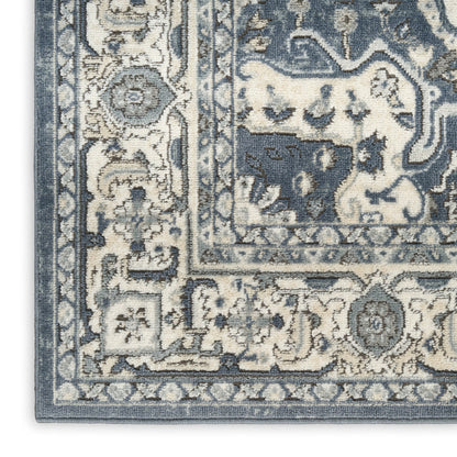 The Rug Corner Nourison Home Nourison Home - Quarry Navy/Ivory Area Rug QUA18