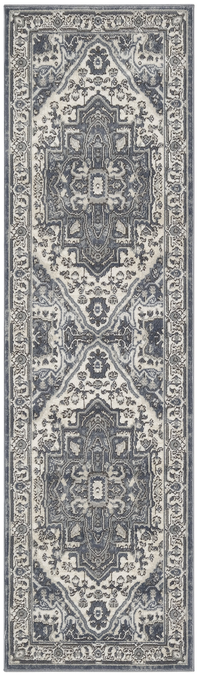 The Rug Corner Nourison Home Nourison Home - Quarry Navy/Ivory Area Rug QUA18