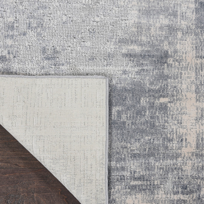 Nourison Home - Rustic Textures Blue/Ivory Area Rug Rust02
