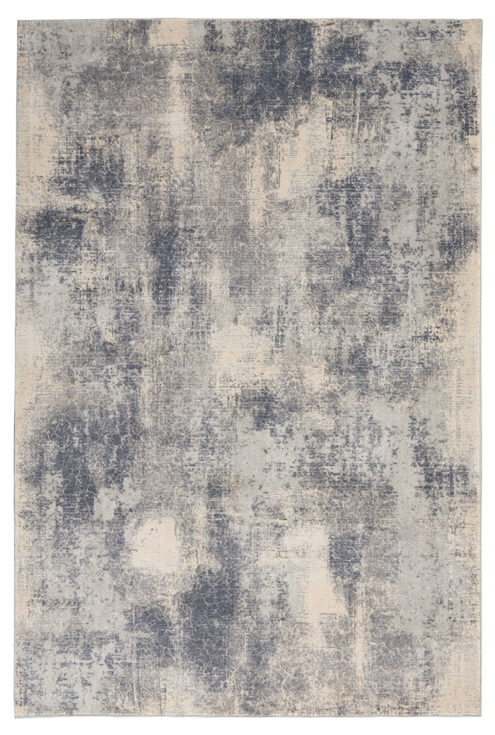 Nourison Home - Rustic Textures Blue/Ivory Area Rug Rust02