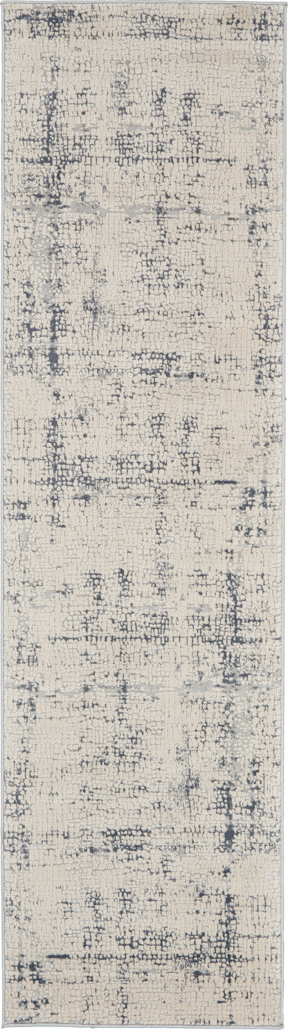 The Rug Corner Nourison Home Rustic Textures RUS06 IVBLU Area Rugs