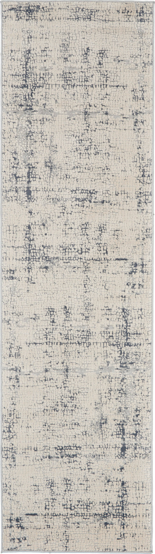 The Rug Corner Nourison Home Rustic Textures RUS06 IVBLU Area Rugs