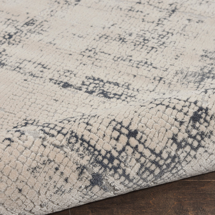 The Rug Corner Nourison Home Rustic Textures RUS06 IVBLU Area Rugs