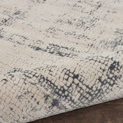 The Rug Corner Nourison Home Rustic Textures RUS06 IVBLU Area Rugs