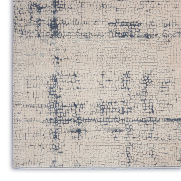 The Rug Corner Nourison Home Rustic Textures RUS06 IVBLU Area Rugs