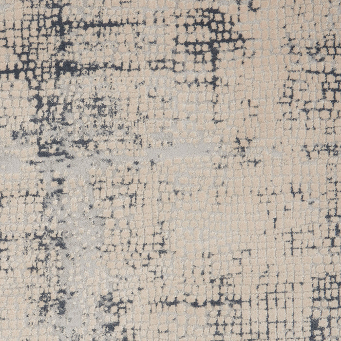 The Rug Corner Nourison Home Rustic Textures RUS06 IVBLU Area Rugs