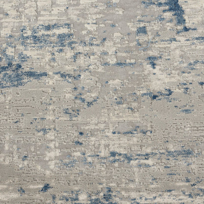 The Rug Corner Nourison Home Rustic Textures RUS10 IVBLU Area Rugs