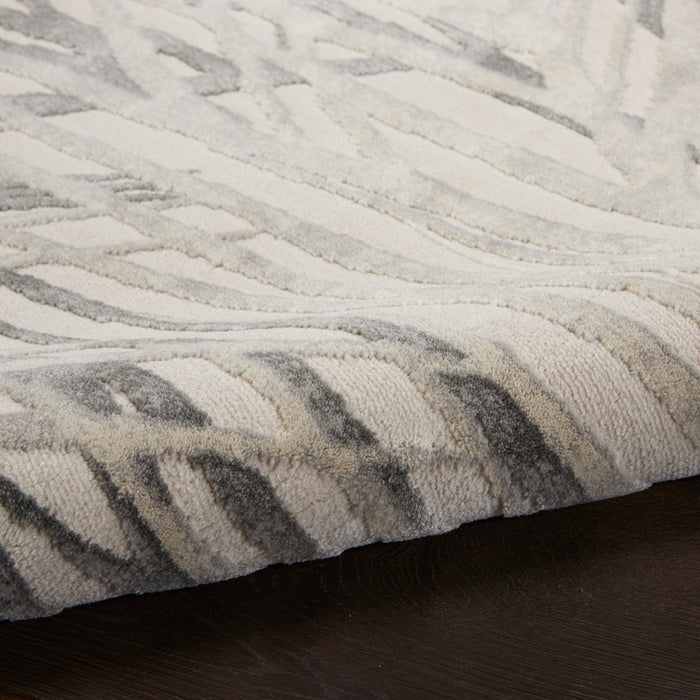 The Rug Corner Nourison Home Rustic Textures RUS17 IVGRY Area Rugs