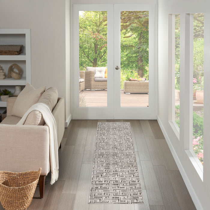 The Rug Corner Nourison Home Nourison Home - Serenity Home Green/Ivory Area Rug SRH04