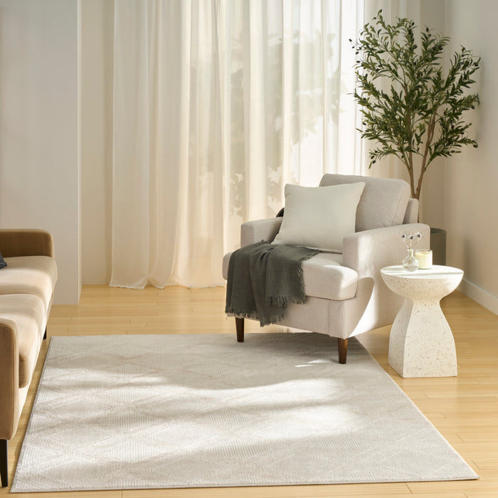 The Rug Corner Nourison Home Nourison Home - Serenity Home Ivory Area Rug SRH11