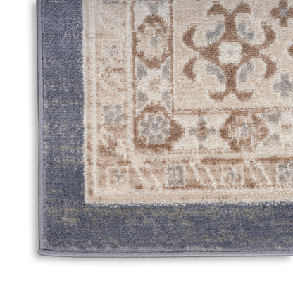 The Rug Corner Nourison Home Nourison Home - Serenity Home Ivory/Blue Area Rug SRH01