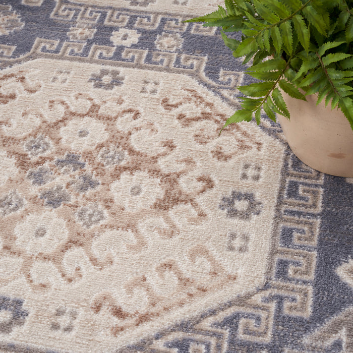 The Rug Corner Nourison Home Nourison Home - Serenity Home Ivory/Blue Area Rug SRH01