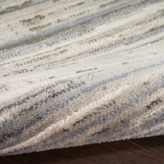 The Rug Corner Nourison Home Nourison Home - Serenity Home Ivory/Blue Area Rug SRH03