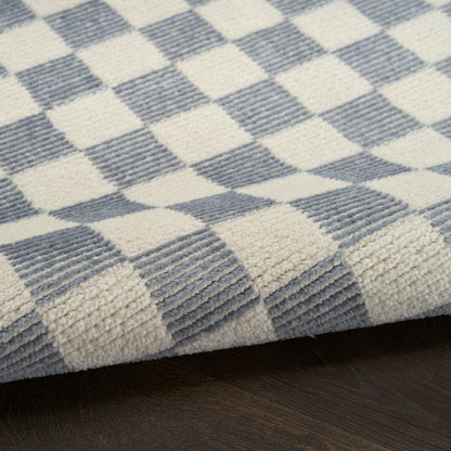 The Rug Corner Nourison Home Nourison Home - Serenity Home Ivory/Blue Area Rug SRH10
