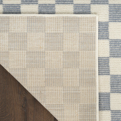The Rug Corner Nourison Home Nourison Home - Serenity Home Ivory/Blue Area Rug SRH10