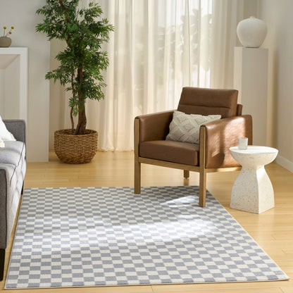 The Rug Corner Nourison Home Nourison Home - Serenity Home Ivory/Blue Area Rug SRH10