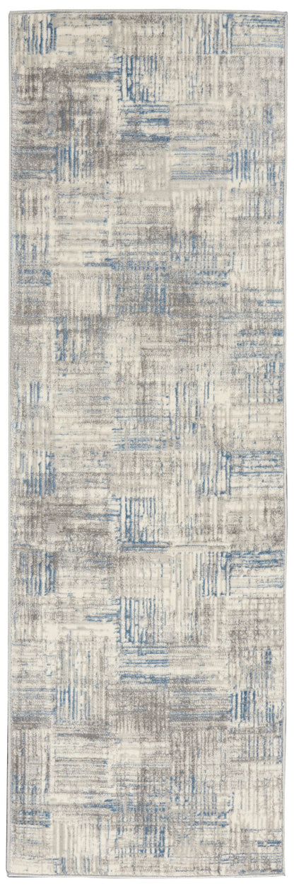 Nourison Home - Solace Ivory/Blue Area Rug SLA03