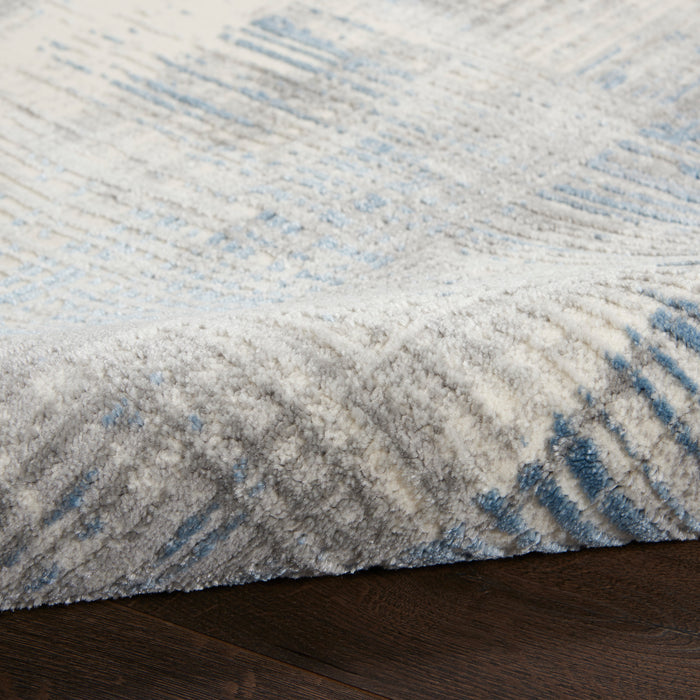 Nourison Home - Solace Ivory/Blue Area Rug SLA03