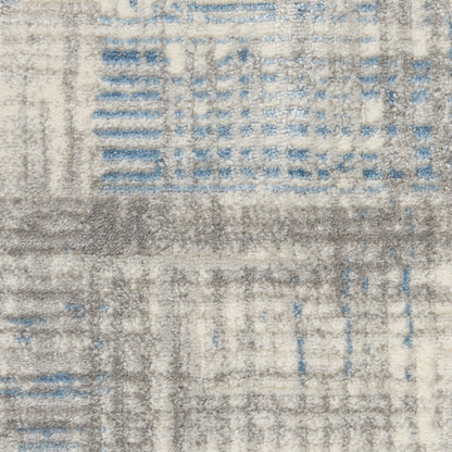 Nourison Home - Solace Ivory/Blue Area Rug SLA03