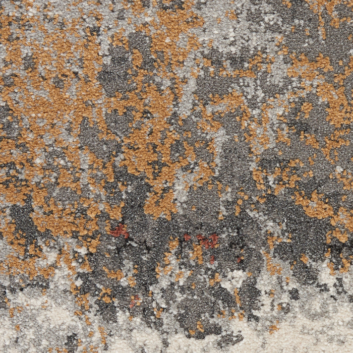 The Rug Corner Nourison Home Tangra TNR03 GRYMT Area Rugs