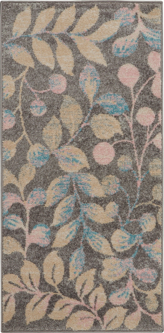 The Rug Corner Nourison Home Tranquil TRA03 GRYBG Area Rugs