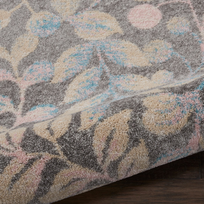 The Rug Corner Nourison Home Tranquil TRA03 GRYBG Area Rugs