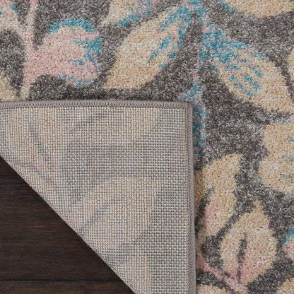 The Rug Corner Nourison Home Tranquil TRA03 GRYBG Area Rugs