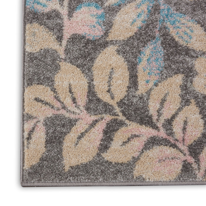 The Rug Corner Nourison Home Tranquil TRA03 GRYBG Area Rugs