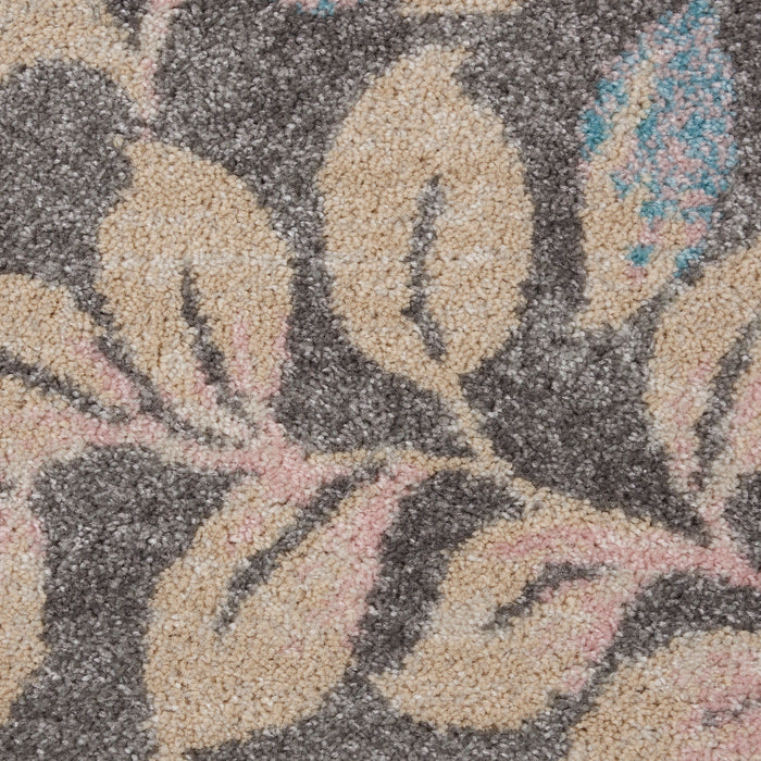 The Rug Corner Nourison Home Tranquil TRA03 GRYBG Area Rugs