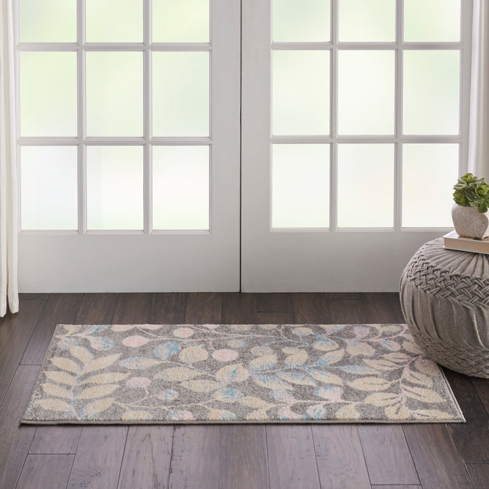 The Rug Corner Nourison Home Tranquil TRA03 GRYBG Area Rugs