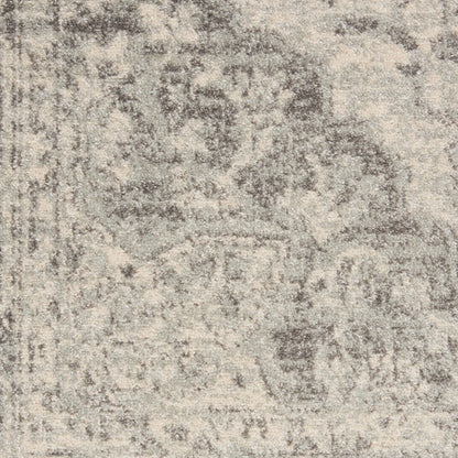 The Rug Corner Nourison Home Tranquil TRA05 IVGRY Area Rugs