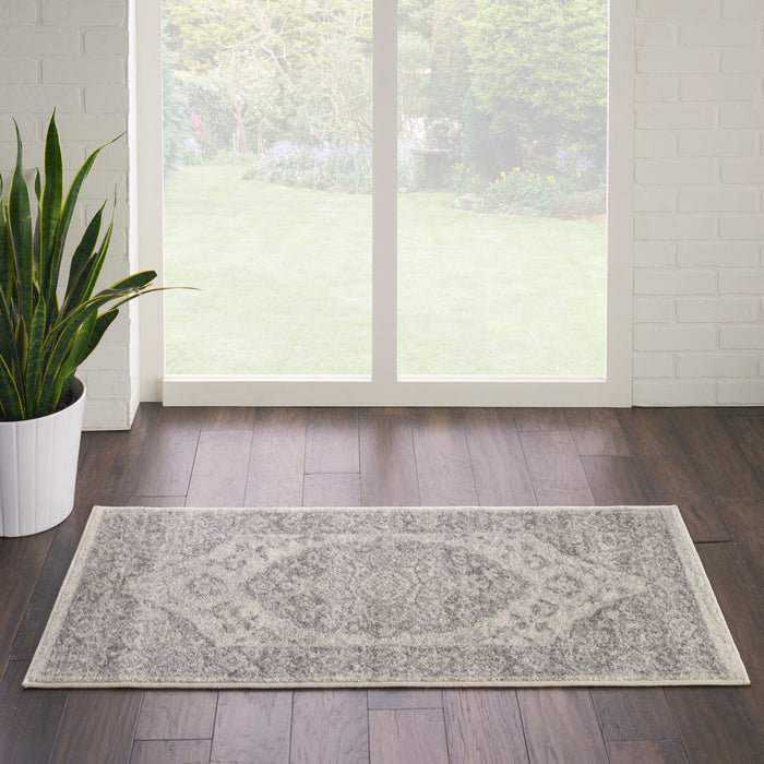The Rug Corner Nourison Home Tranquil TRA05 IVGRY Area Rugs
