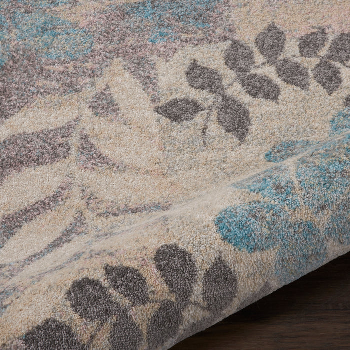 The Rug Corner Nourison Home Nourison Home - Tranquil Ivory/Light Blue Area Rug TRA01